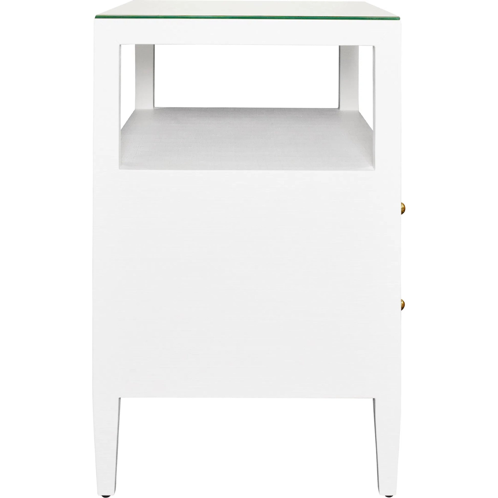 Douglas Two Drawer Side Table by Worlds Away. Made from unique in a modern style.