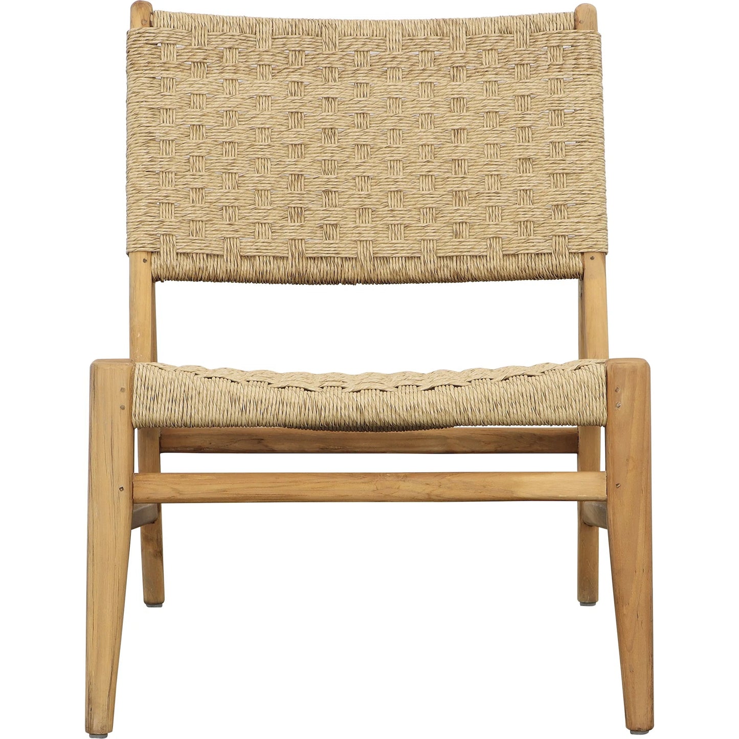 002 SI-2350468 | Additional Silo | Mable Occasional Chair by Arch & Plane in natural. Made from teak wood, synthetic rattan in a rustic style.