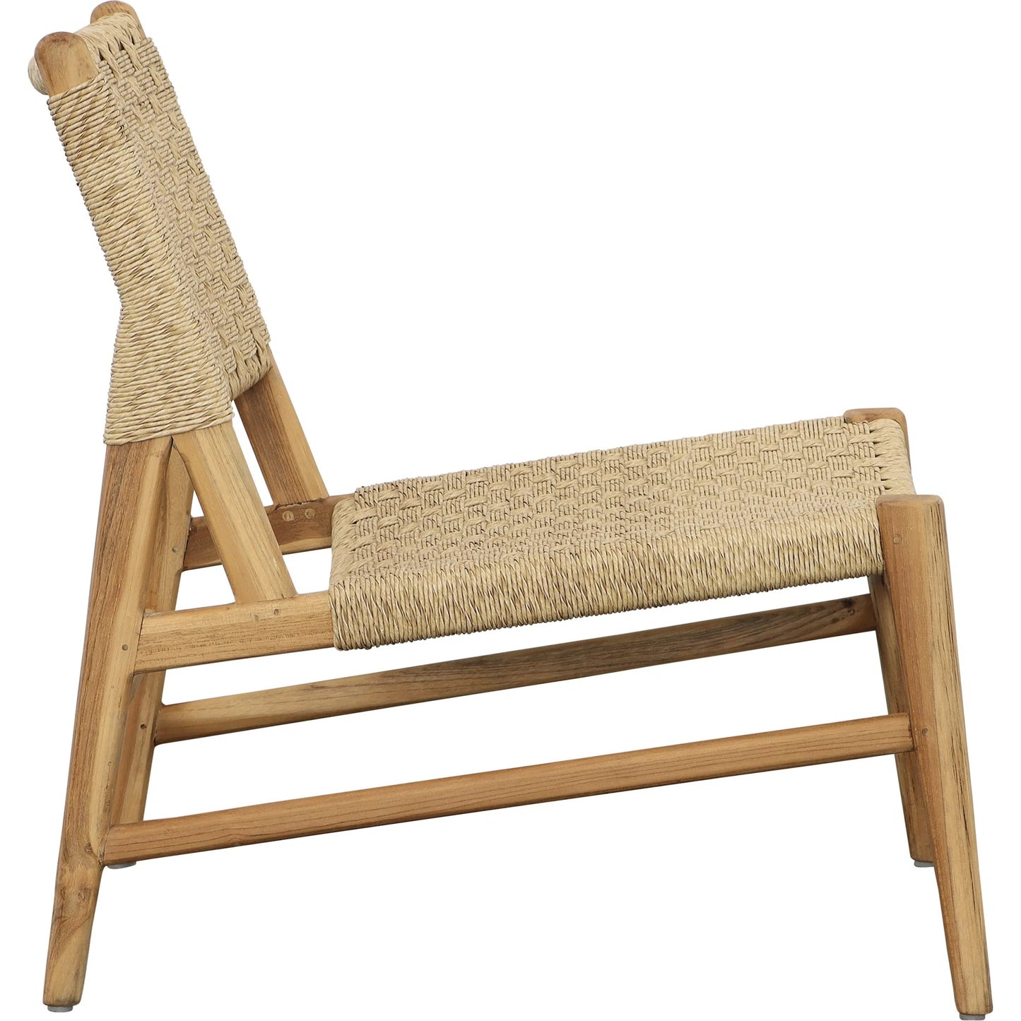 003 SI-2350468 | Additional Silo | Mable Occasional Chair by Arch & Plane in natural. Made from teak wood, synthetic rattan in a rustic style.