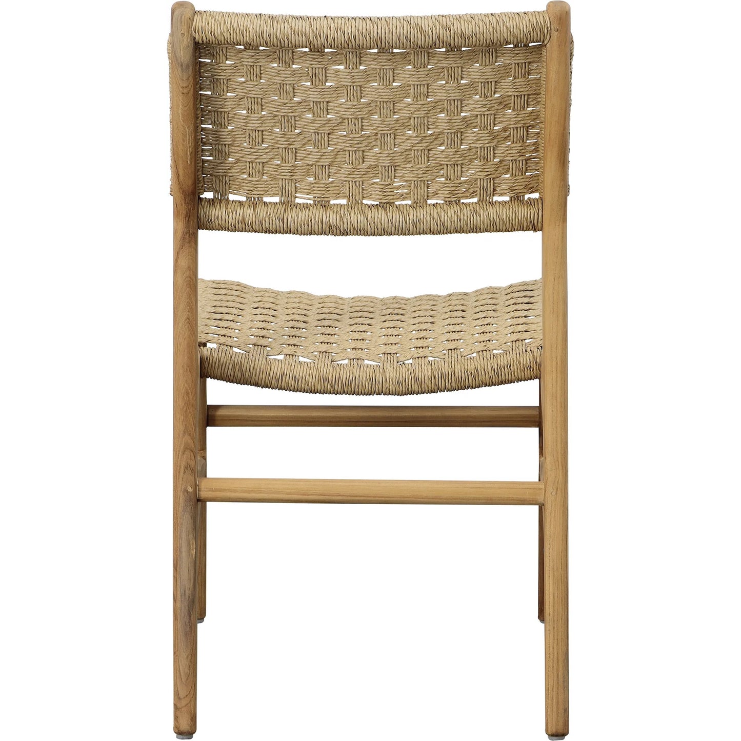 004 SI-2350469 | Additional Silo | Mable Dining Chair by Arch & Plane in natural. Made from teak wood, synthetic rattan in a rustic style.