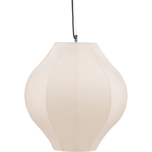 Raulo Pendant by Arch & Plane in natural. Made from handmade artisan paper in a unique style.