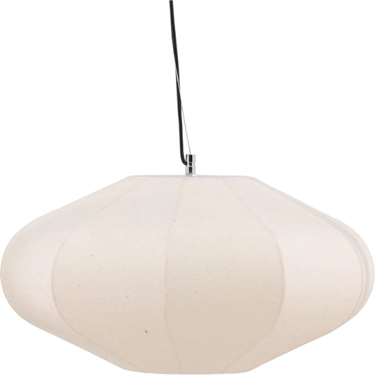 Ileana Pendant by Arch & Plane in natural. Made from handmade artisan paper in a unique style.