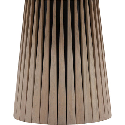 Arlin Dining Table by Arch & Plane in light natural. Made from oak wood in a transitional style.