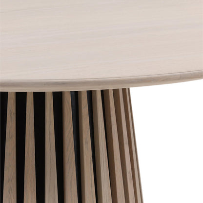 Arlin Dining Table by Arch & Plane in light natural. Made from oak wood in a transitional style.