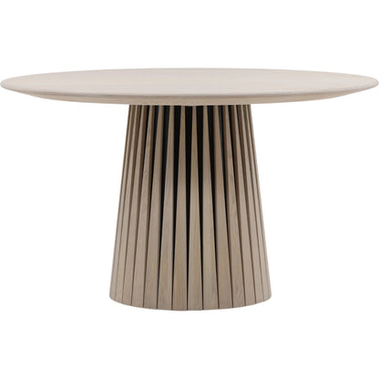 Arlin Dining Table by Arch & Plane in light natural. Made from oak wood in a transitional style.
