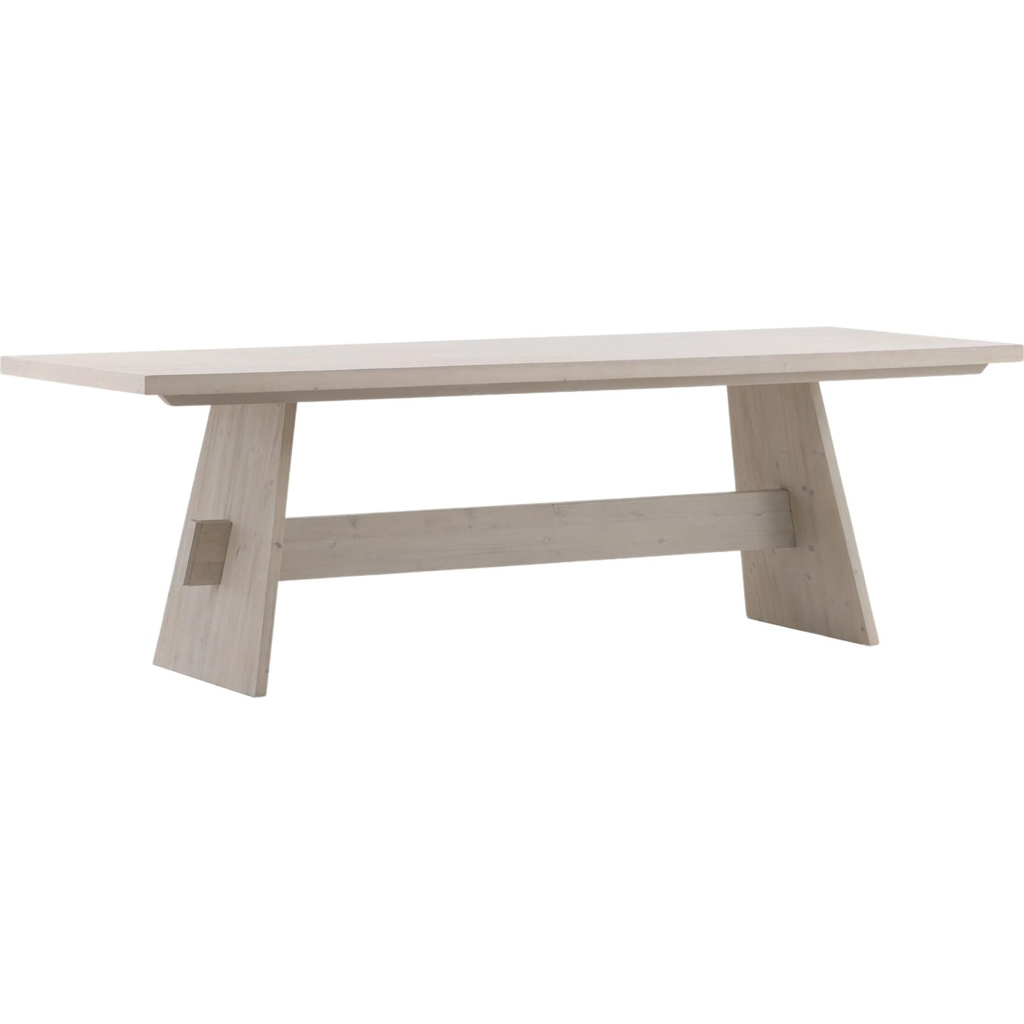 001 SI-2350484 | Primary Silo | Olin Dining Table by Arch & Plane in whitewash. Made from reclaimed pine wood in a transitional style.