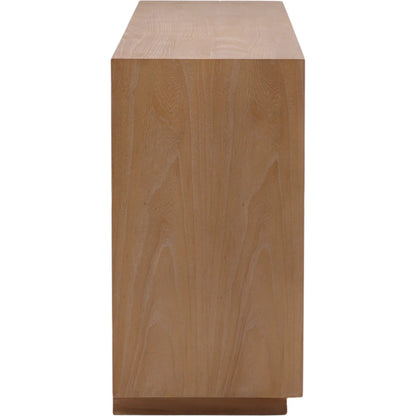 Ana Sideboard by Arch & Plane in light natural. Made from elm wood in a unique style.