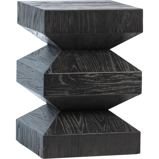 Arman Oak Side Table in Antique Ebony by Arch & Plane in antique ebony. Made from oak in a modern style.