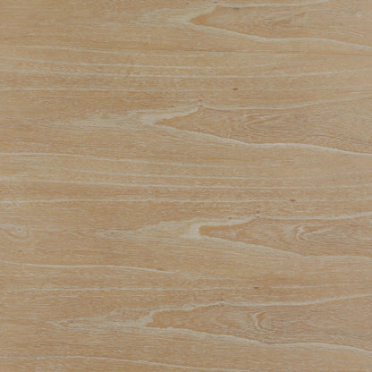 Wilfrid Dining Table by Arch & Plane in light natural. Made from elm wood in a transitional style.