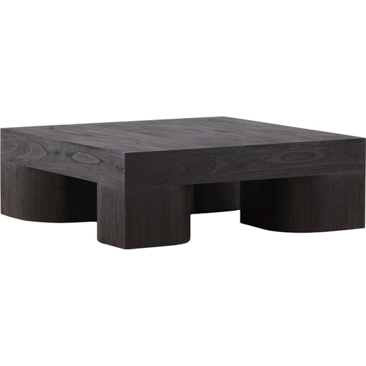 Juna Coffee Table by Arch & Plane in dark brown. Made from mindi wood veneer in a modern style.