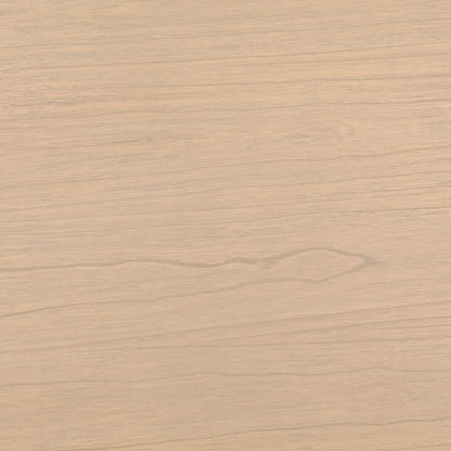 Cherish Dining Table by Arch & Plane in light natural. Made from mindi wood in a transitional style.