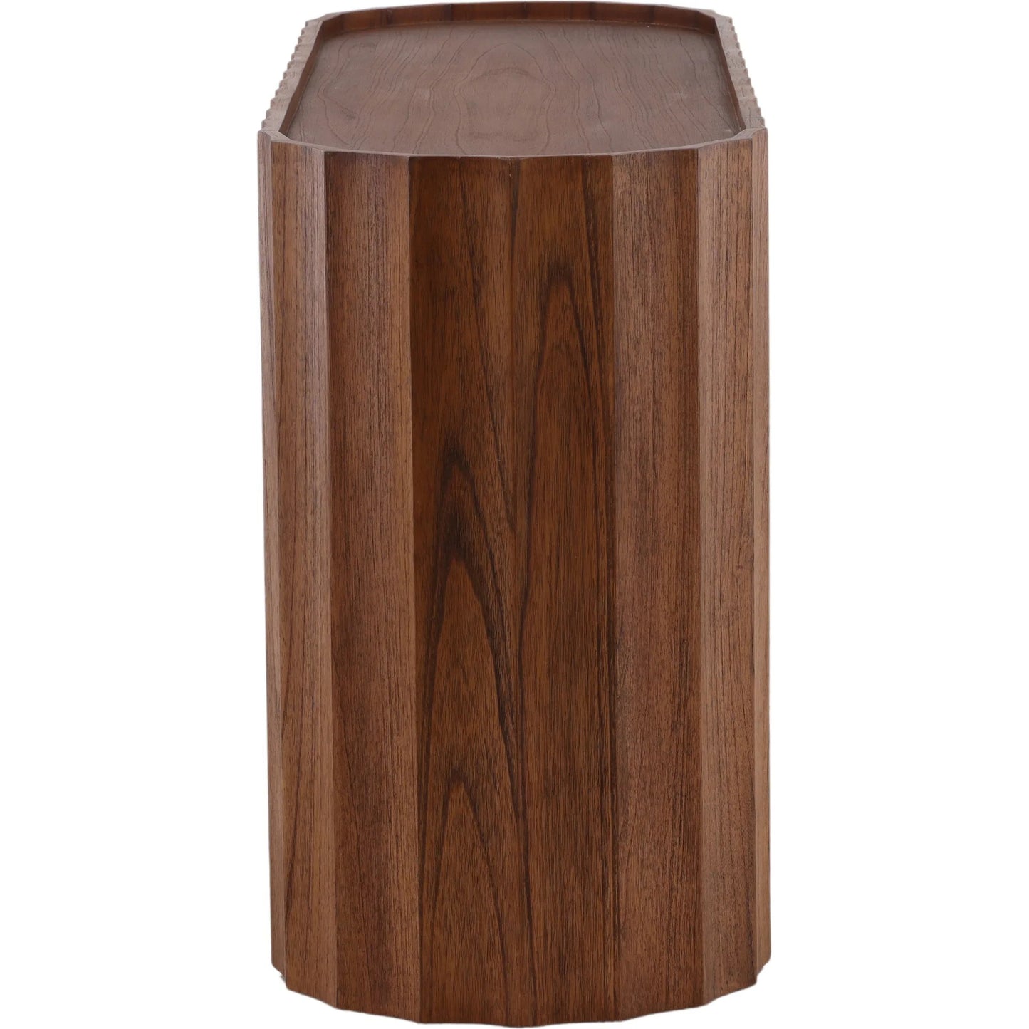 003 SI-2532782 | Additional Silo | Meryl Console Table by Arch & Plane in brown. Made from mindi wood veneer in a unique style.