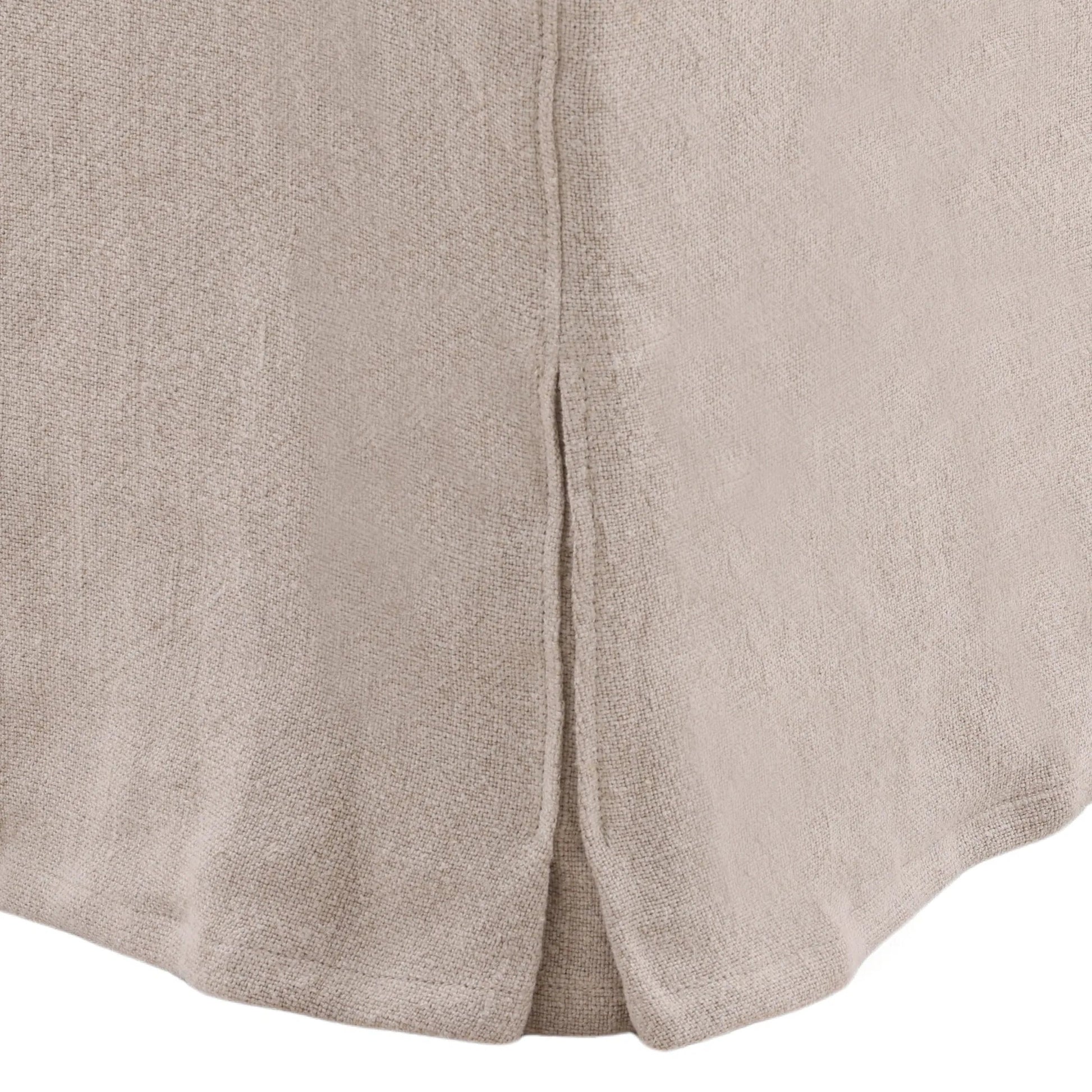 Craig Dining Chair by Arch & Plane in natural linen. Made from linen blend fabric in a unique style.