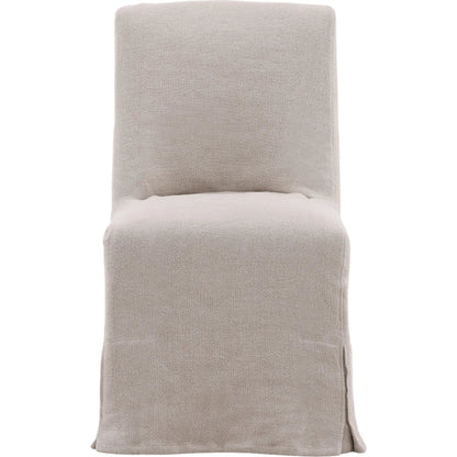 Craig Dining Chair by Arch & Plane in natural linen. Made from linen blend fabric in a unique style.