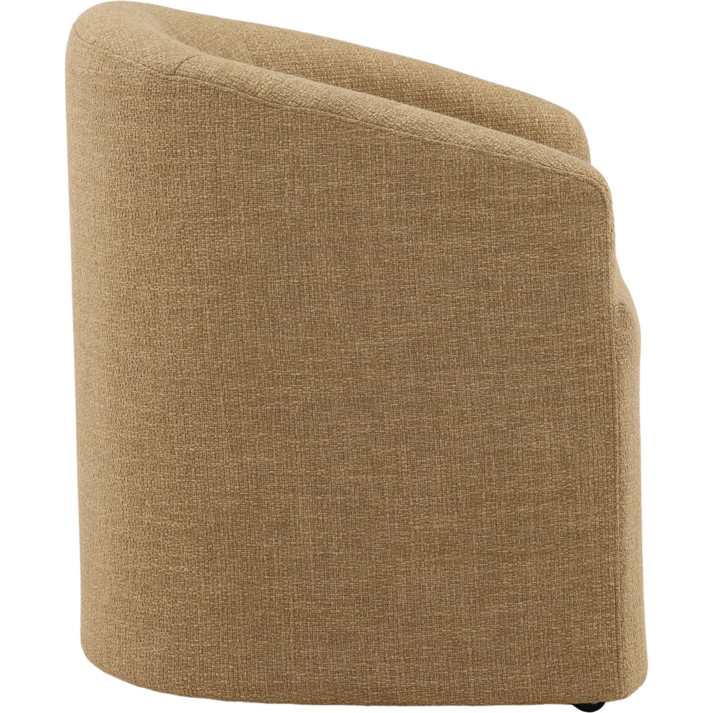 003 SI-2532795 | Additional Silo | Jefferey Dining Chair by Arch & Plane in camel. Made from basketweave fabric in a unique style.
