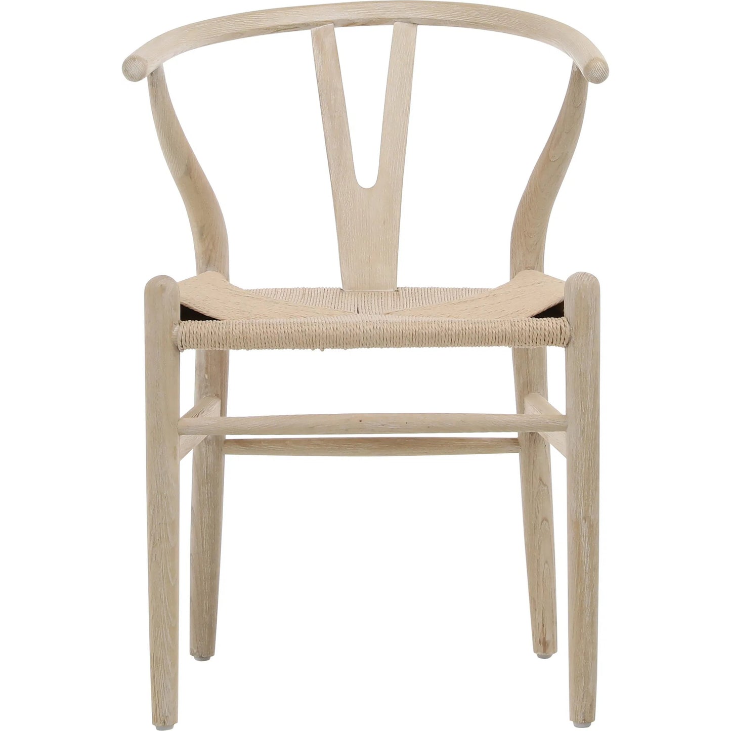 002 SI-1924356 | Additional Silo | Wishbone Back Natural Oak Chair with Woven Seat by Arch & Plane in light blonde. Made from oak in a modern style.