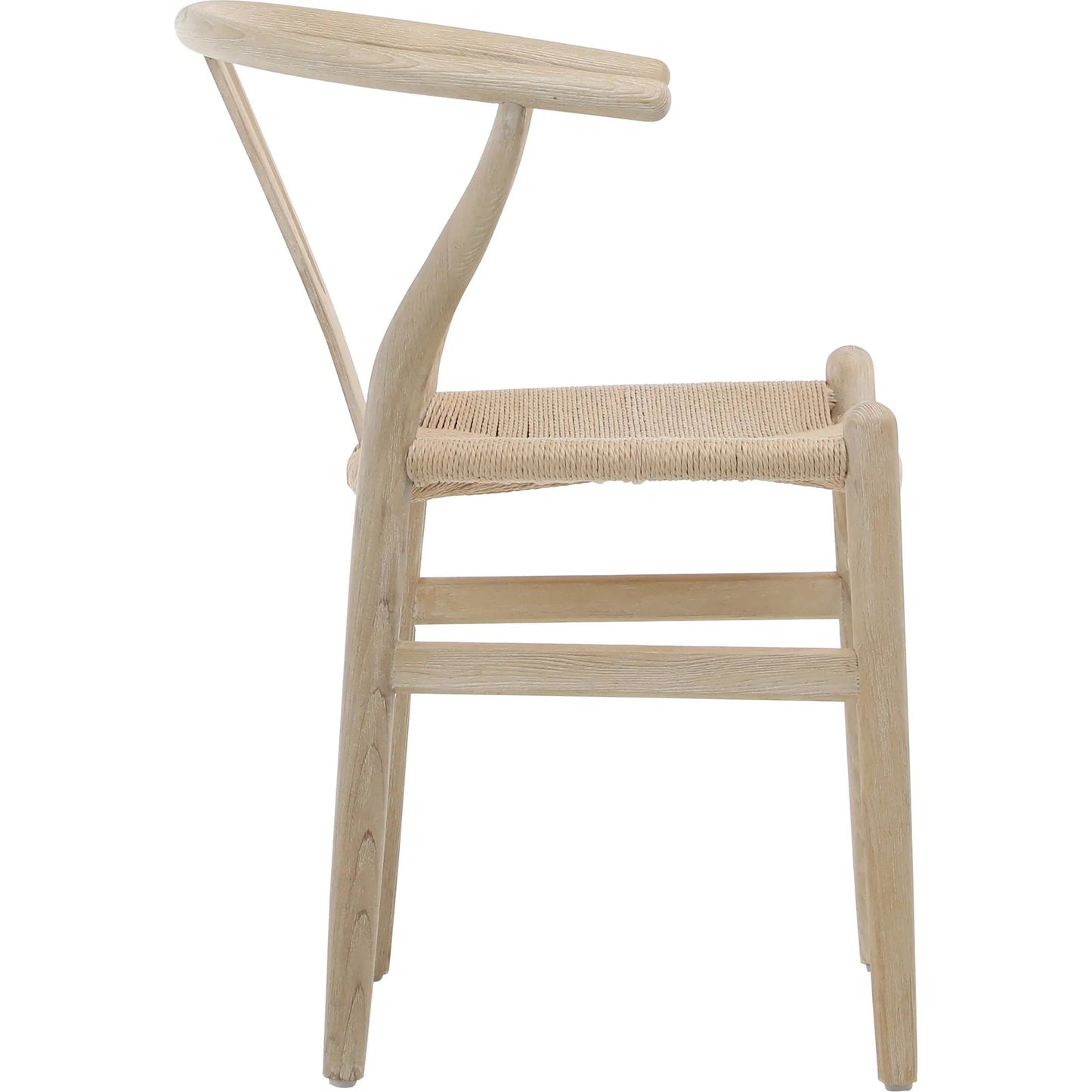 003 SI-1924356 | Additional Silo | Wishbone Back Natural Oak Chair with Woven Seat by Arch & Plane in light blonde. Made from oak in a modern style.