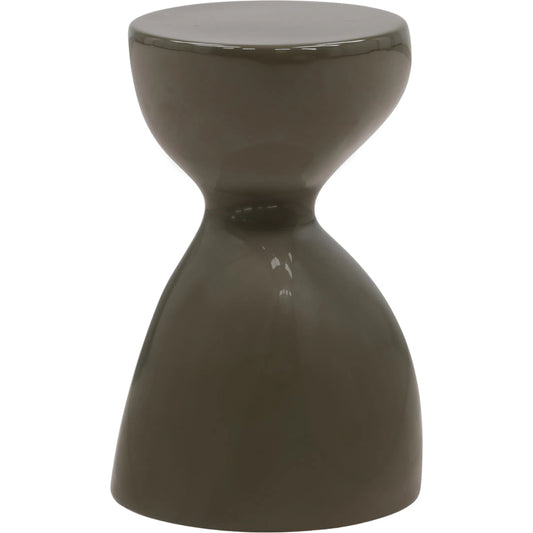 Frankie End Table by Arch & Plane in green. Made from lightweight concrete in a unique style.