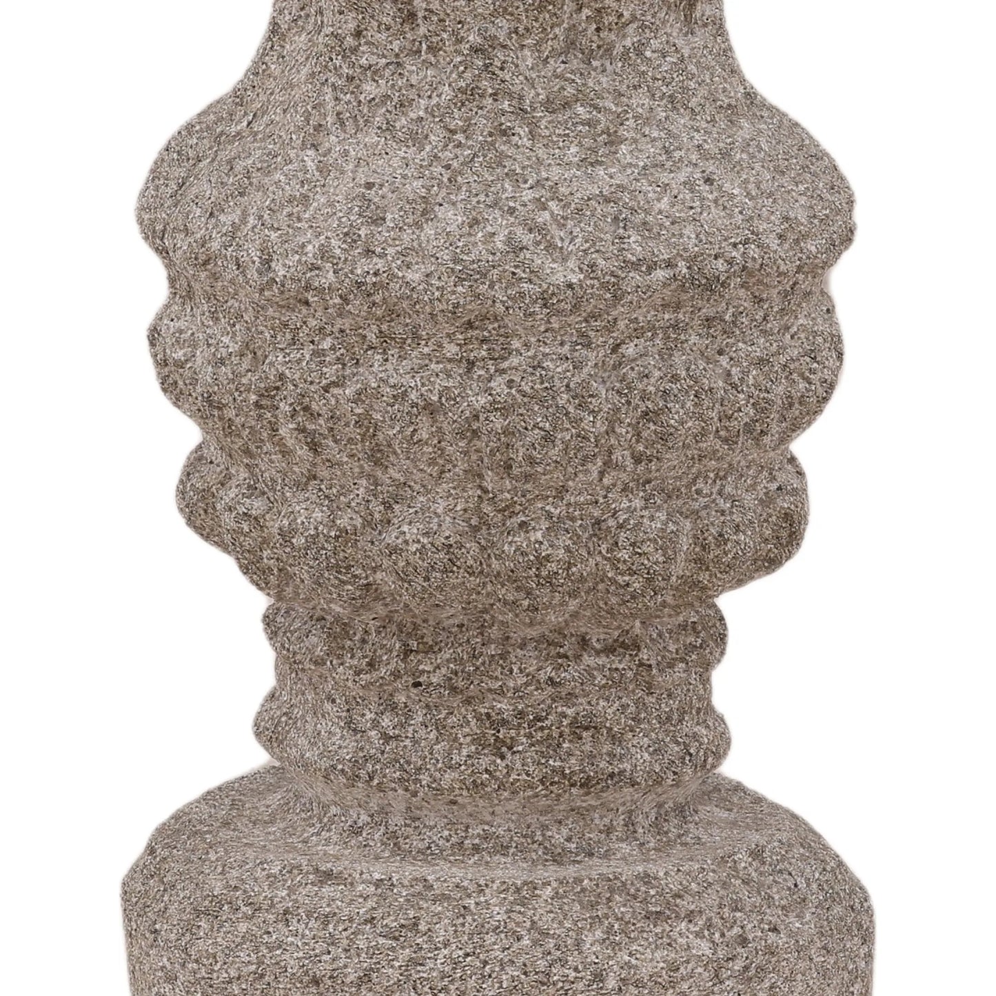 002 SI-2532798 | Closeup | Jan Candle Holder by Arch & Plane in light grey. Made from lightweight concrete in a unique style.