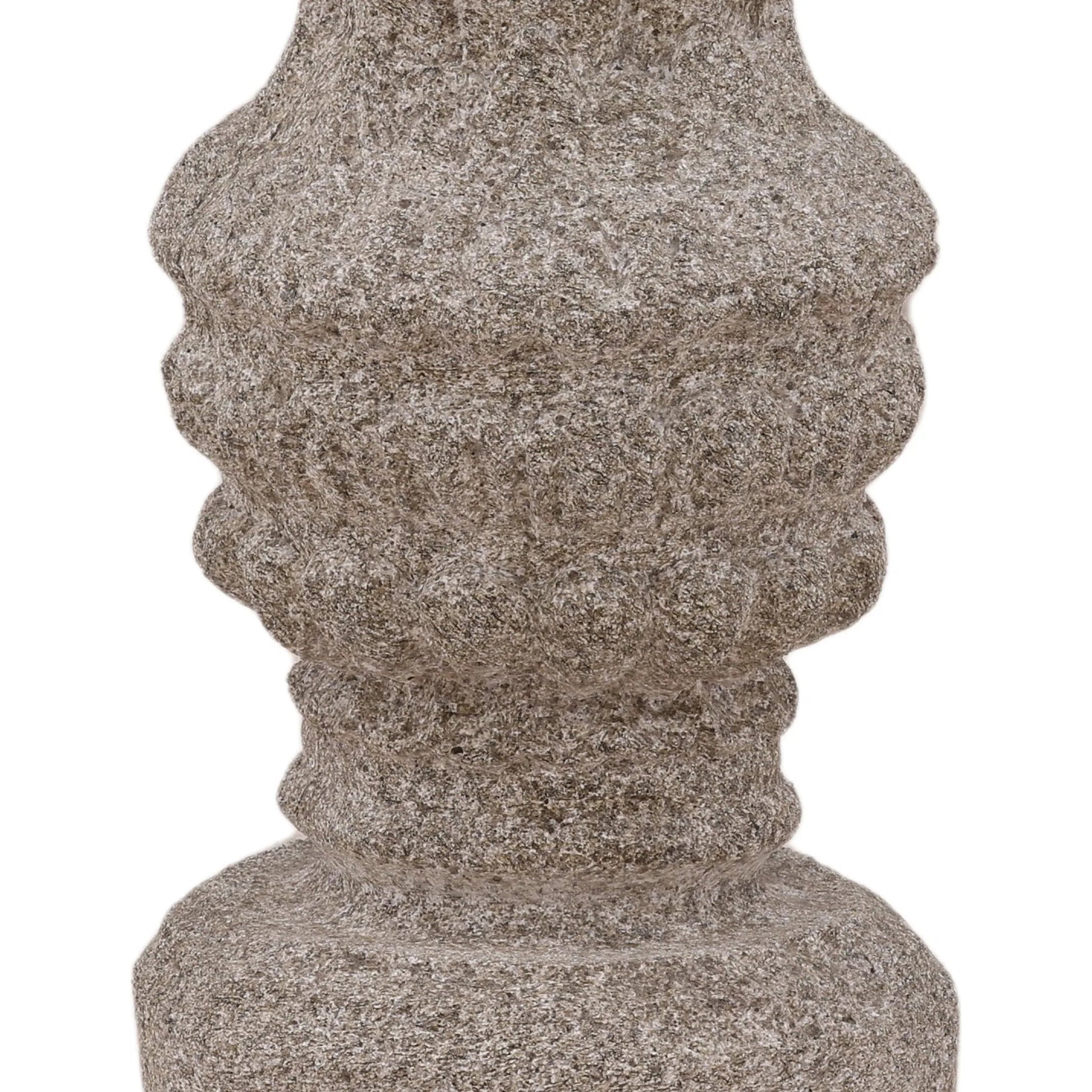 Jan Candle Holder by Arch & Plane in light grey. Made from lightweight concrete in a unique style.