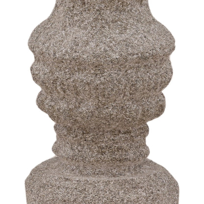 Jan Candle Holder by Arch & Plane in light grey. Made from lightweight concrete in a unique style.
