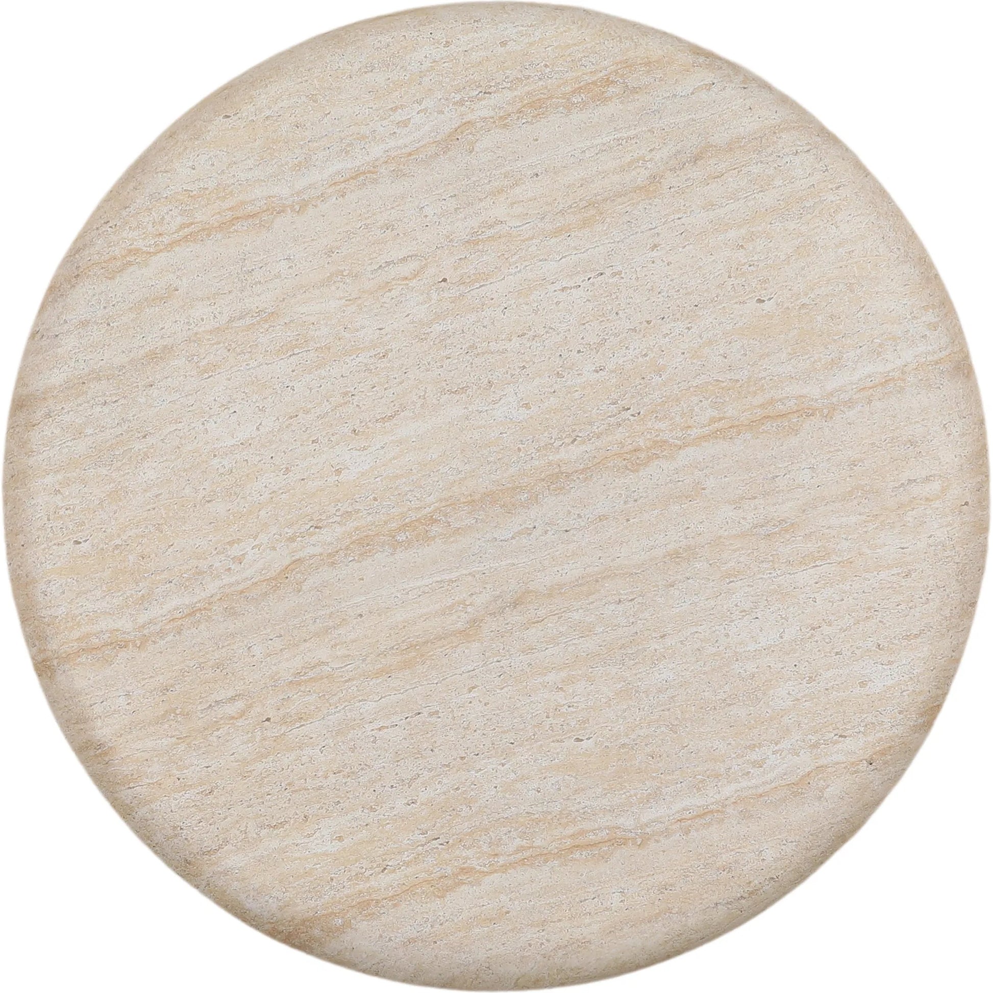Davonte Coffee Table by Arch & Plane in faux travertine. Made from lightweight concrete in a unique style.