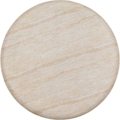 Davonte Coffee Table by Arch & Plane in faux travertine. Made from lightweight concrete in a unique style.