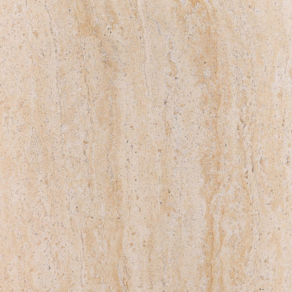 Kiley Outdoor Side Table by Arch & Plane in faux travertine. Made from lightweight concrete in a unique style.