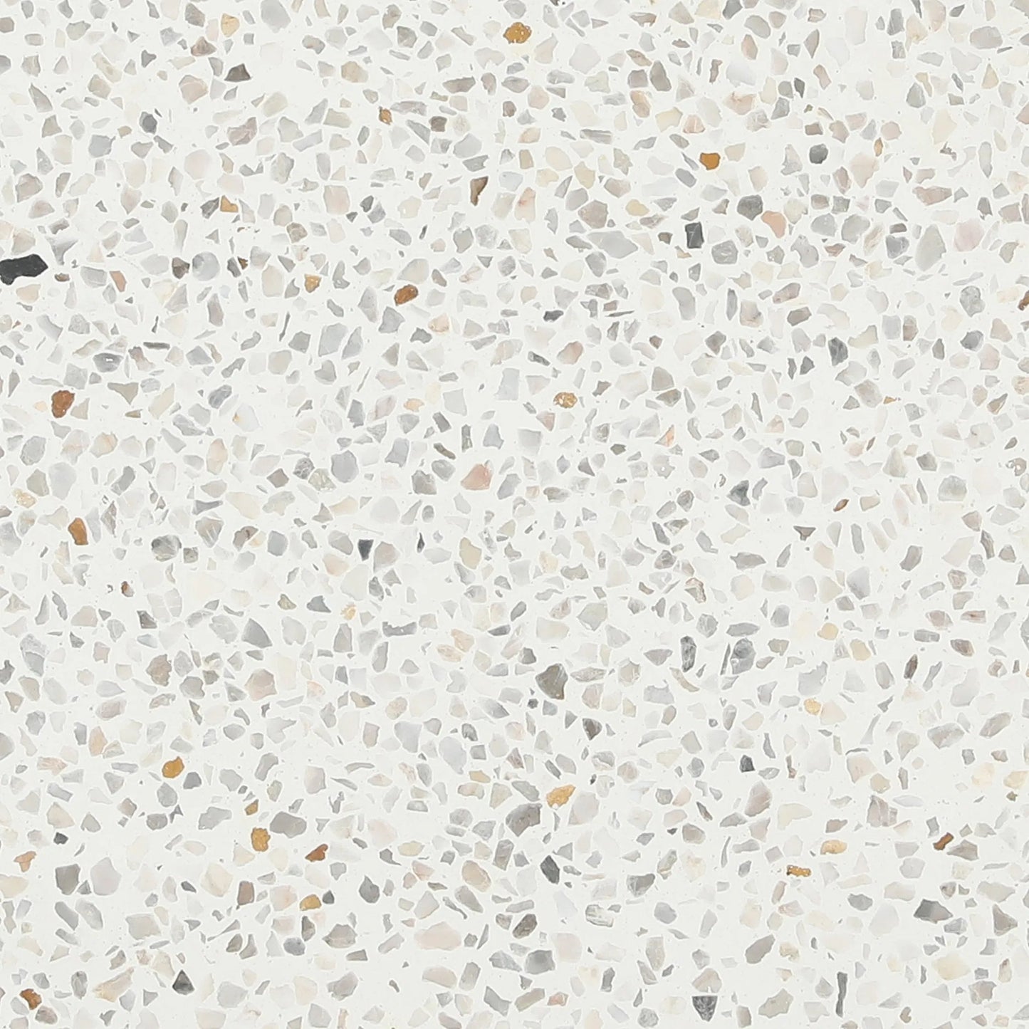 002 SI-1924358 | Closeup | Chadrick Terrazzo Indoor/Outdoor Side Table by Arch & Plane in off white. Made from terrazzo in a modern style.