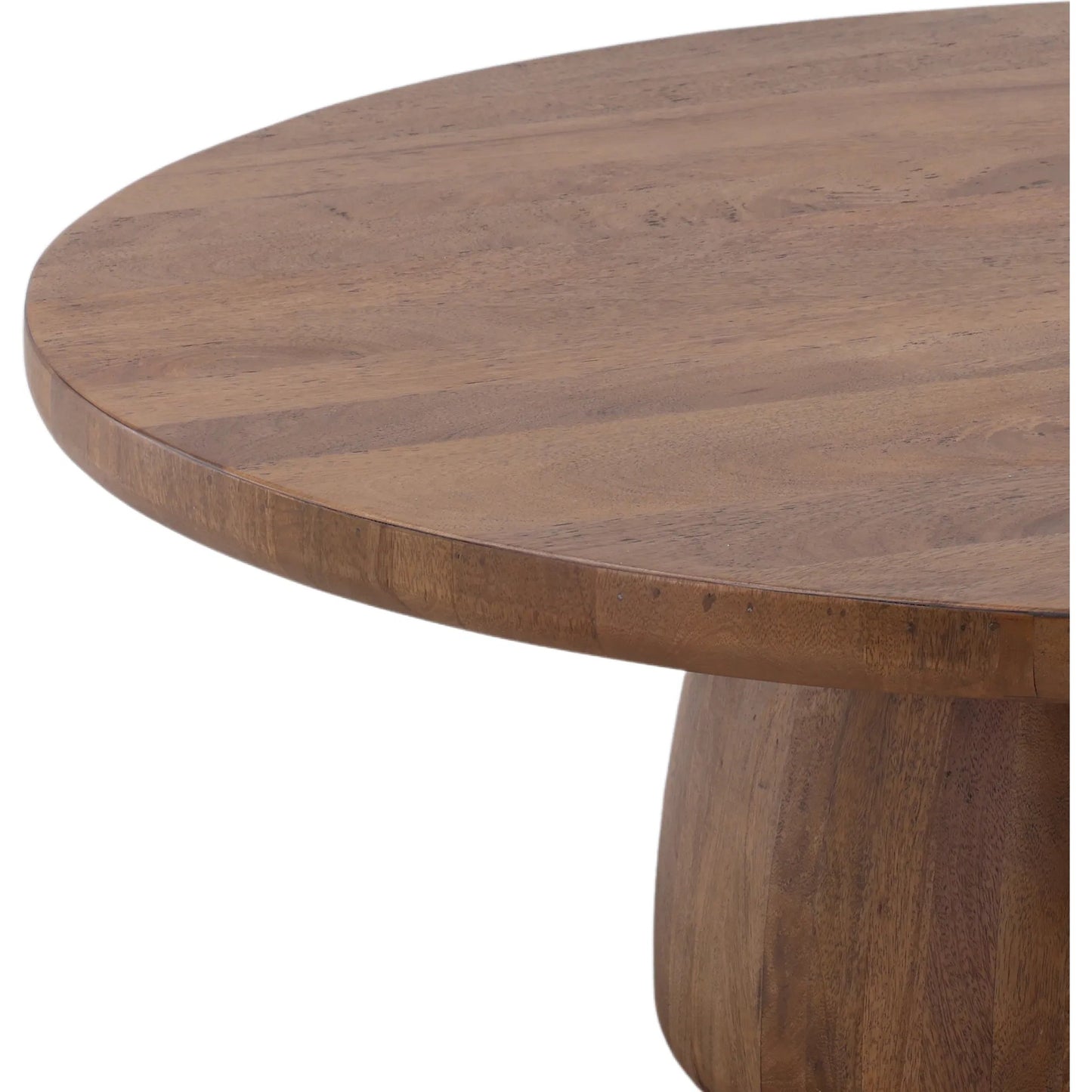 002 SI-2350561 | Closeup | Jacoby Coffee Table by Arch & Plane in brown. Made from mango wood in a transitional style.
