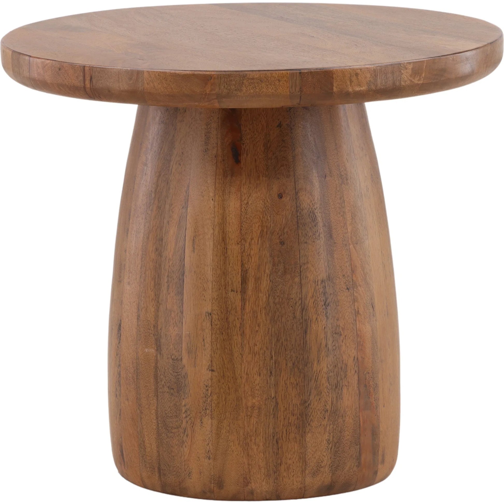 Jacoby Side Table by Arch & Plane in natural. Made from mango wood in a unique style.