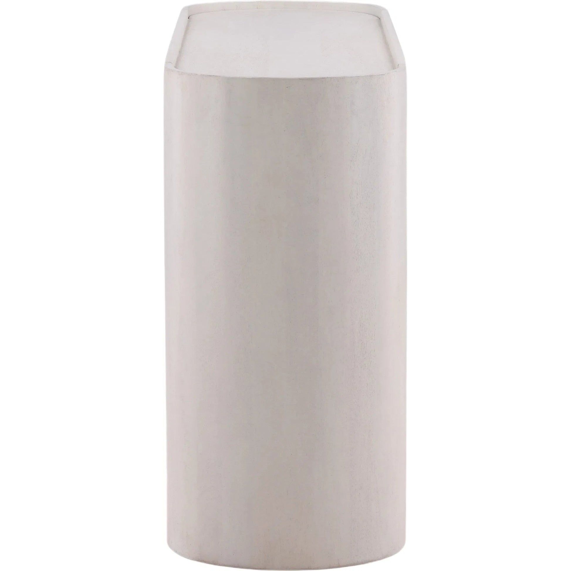 Corden Console Table by Arch & Plane in antique white wash sealed finish. Made from mango wood in a transitional style.