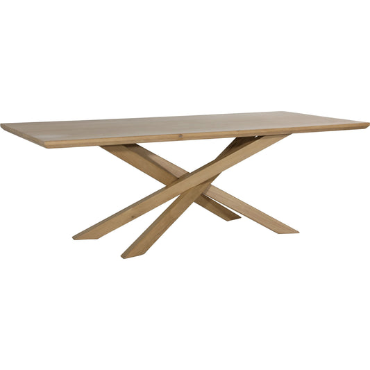 Canlea Dining Table by Arch & Plane in natural. Made from solid oak wood in a unique style.
