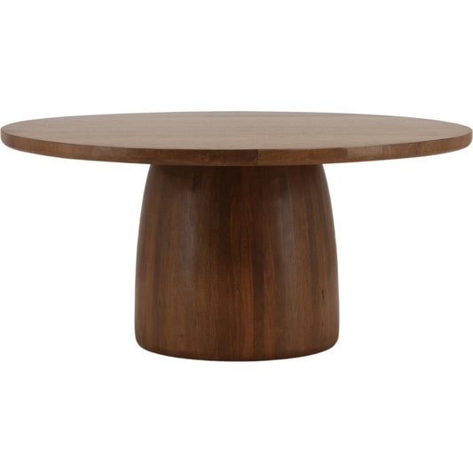 Armstrong Dining Table by Arch & Plane in brown. Made from mango wood in a unique style.