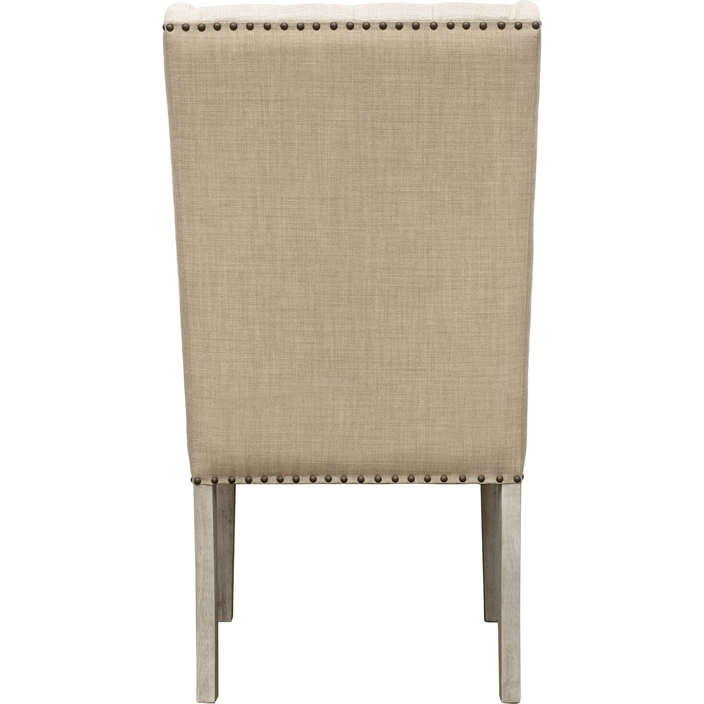 005 SI-1924370 | Additional Silo | Drucilla Oatmeal Linen and Jute Dining Chair by Arch & Plane in sand beige, medium brown and fabric. Made from linen in a traditional style.