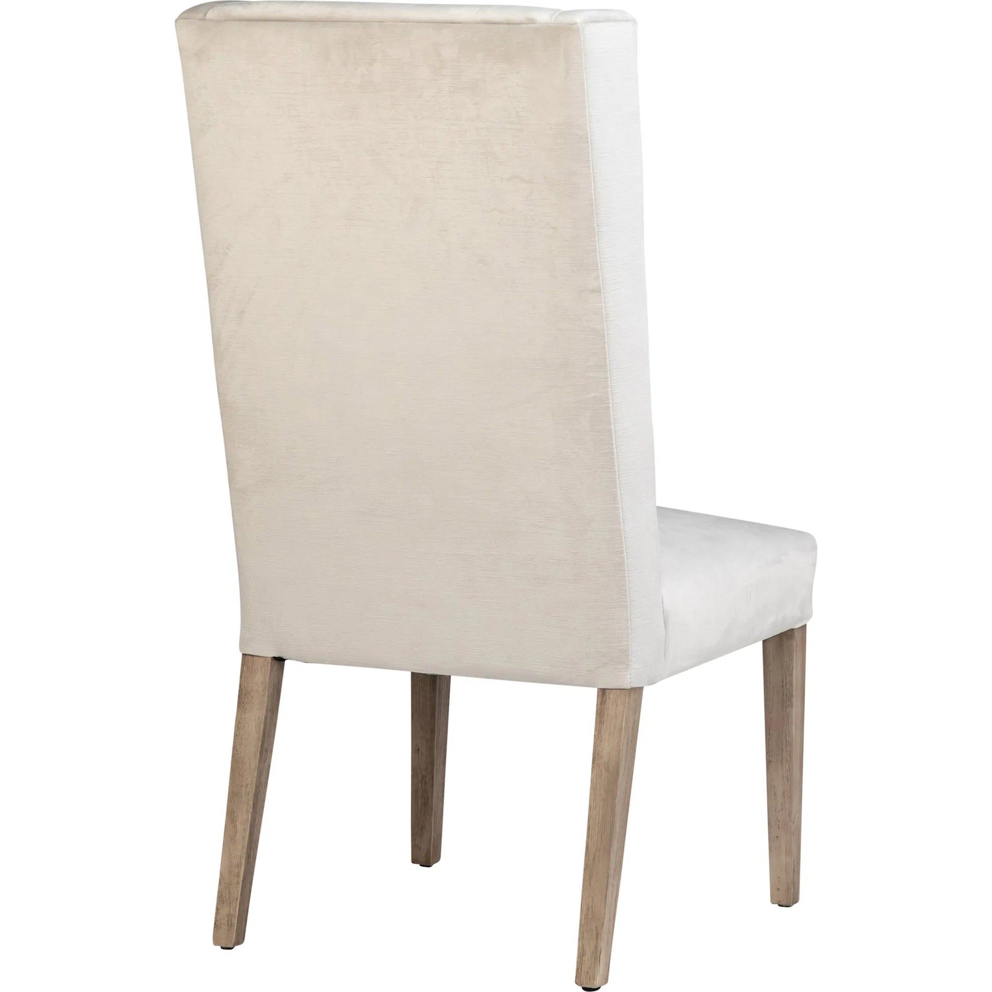 Branden Velvet Parsons Side Chair by Arch & Plane in white sand, medium brown and fabric. Made from velvet in a modern style.