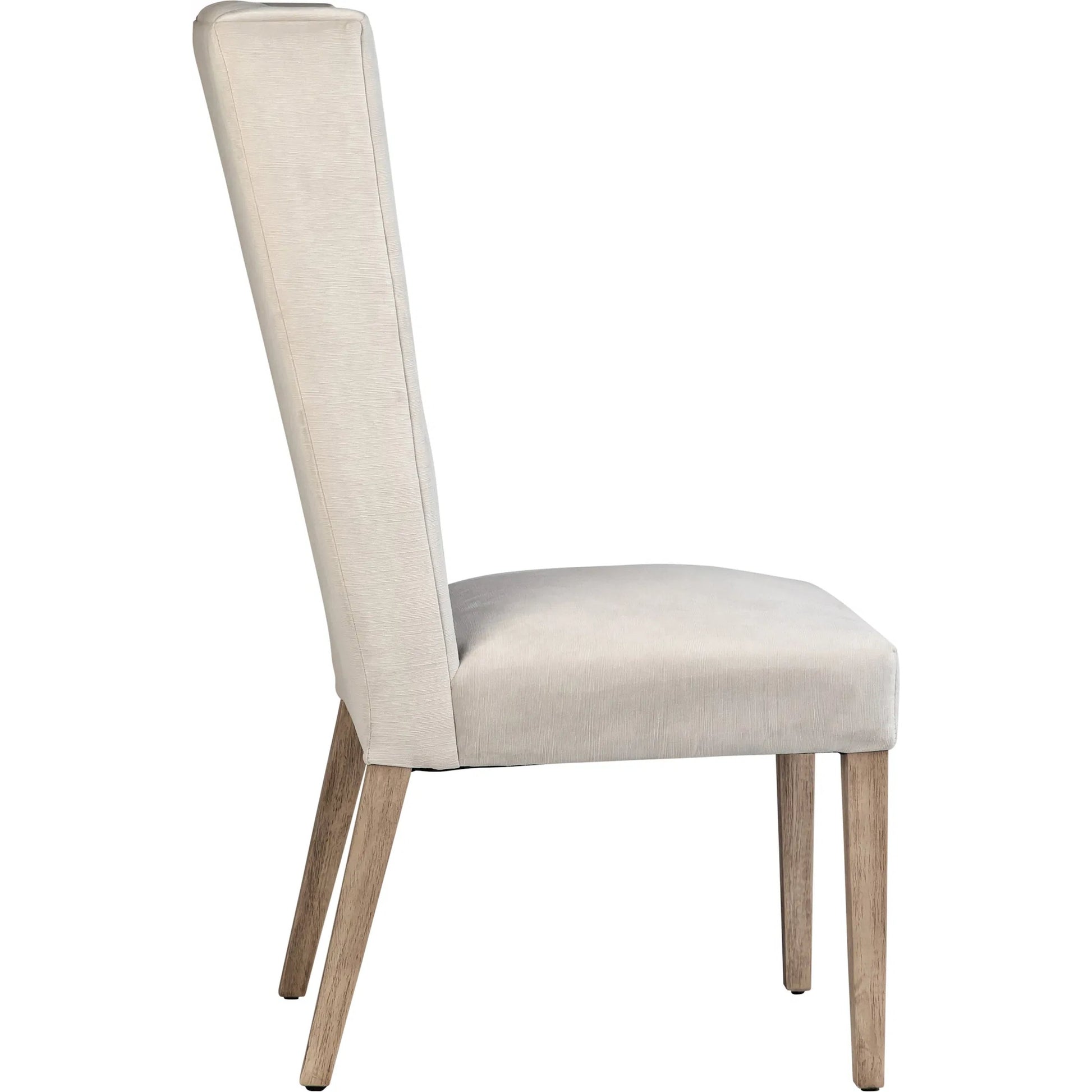 Branden Velvet Parsons Side Chair by Arch & Plane in white sand, medium brown and fabric. Made from velvet in a modern style.