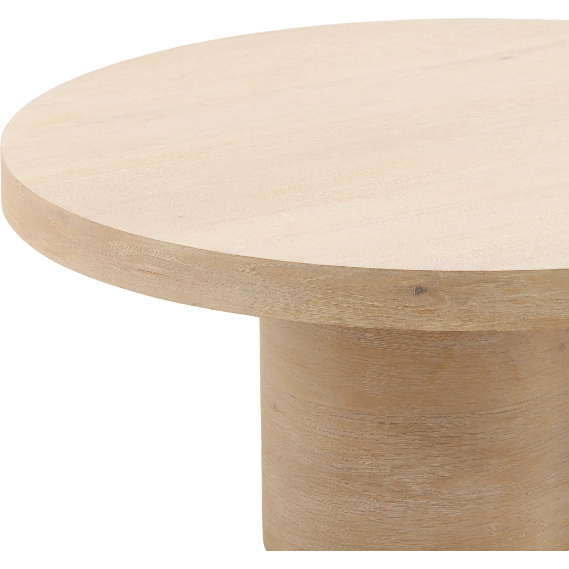 Kyrell Coffee Table by Arch & Plane in light natural. Made from oak veneer in a unique style.