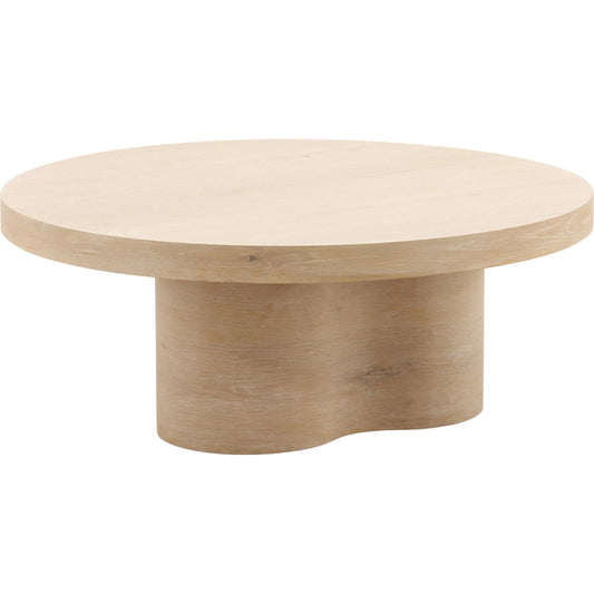 Kyrell Coffee Table by Arch & Plane in light natural. Made from oak veneer in a unique style.