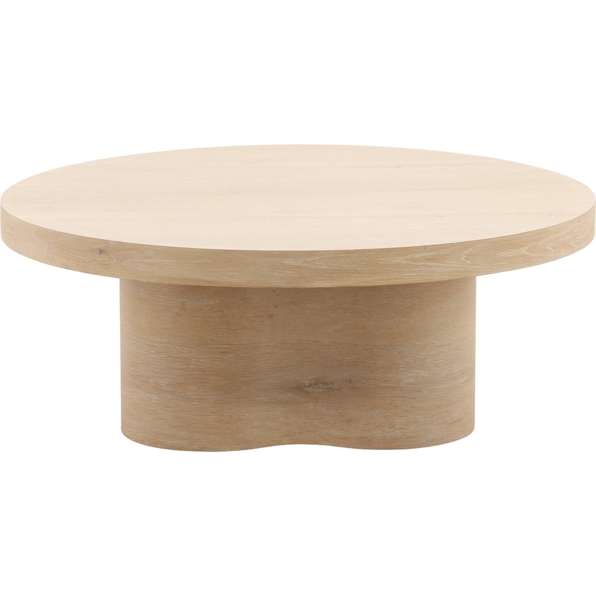 Kyrell Coffee Table by Arch & Plane in light natural. Made from oak veneer in a unique style.