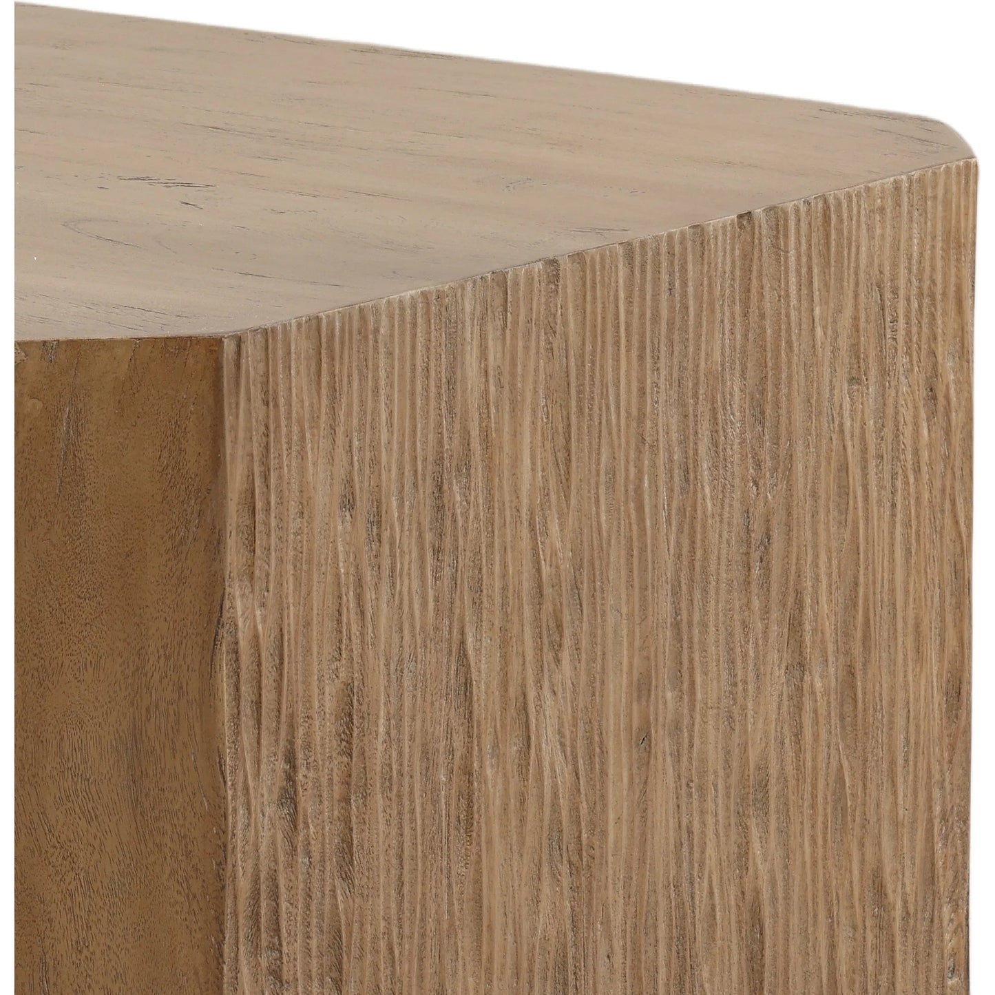 004 SI-2440506 | Closeup | Destiny Coffee Table by Arch & Plane in natural. Made from mango wood in a transitional style.