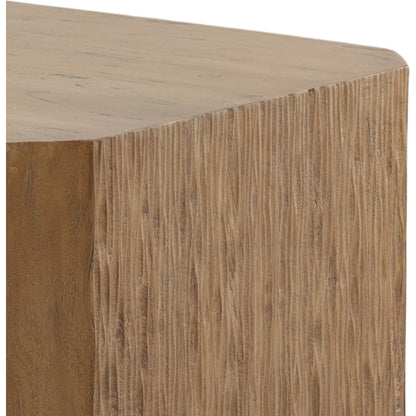 Destiny Coffee Table by Arch & Plane in natural. Made from mango wood in a transitional style.