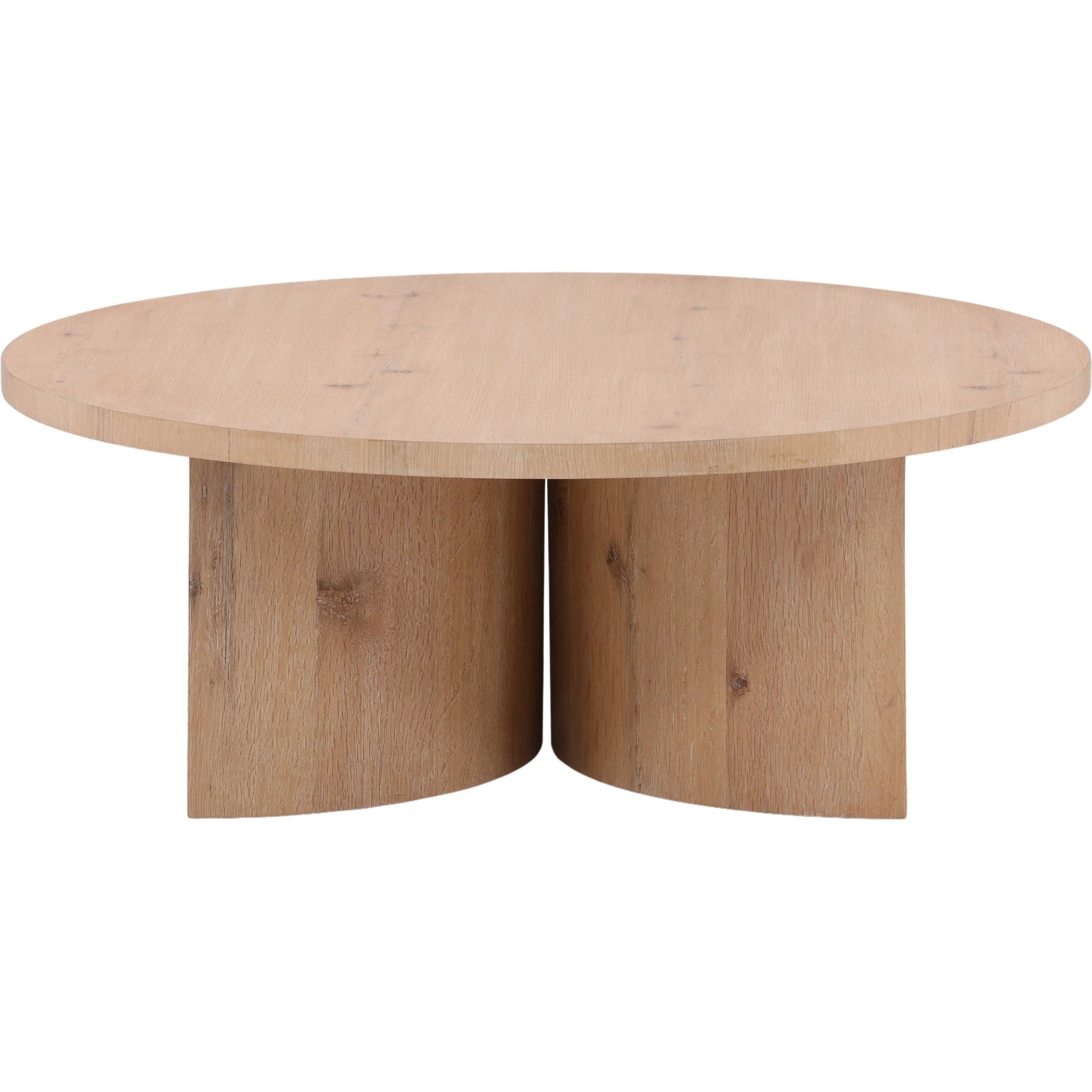 Lia Coffee Table by Arch & Plane in light natural. Made from oak wood, oak veneer in a transitional style.