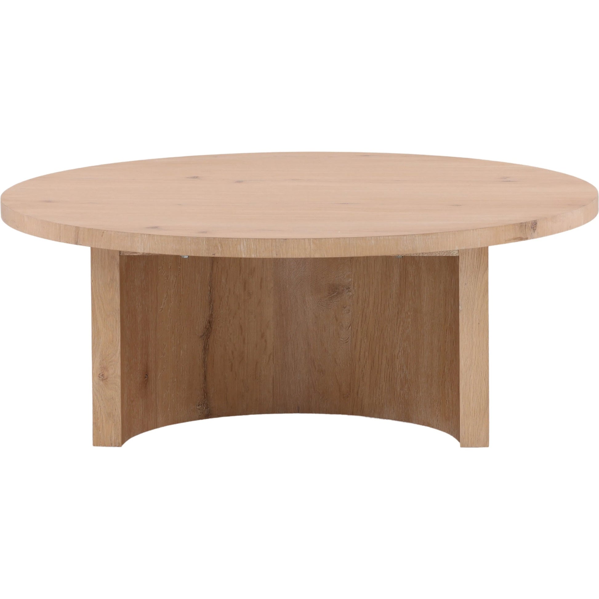 Lia Coffee Table by Arch & Plane in light natural. Made from oak wood, oak veneer in a transitional style.