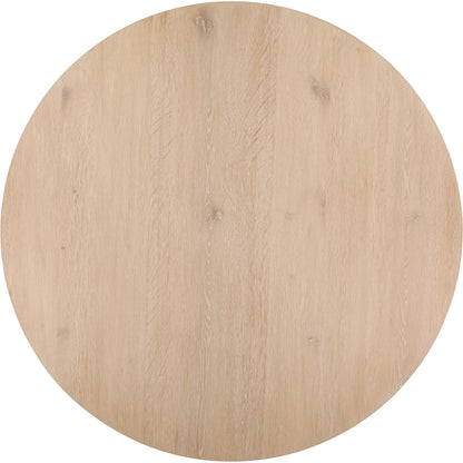 Kyrell Dining Table by Arch & Plane in light natural. Made from oak veneer in a unique style.