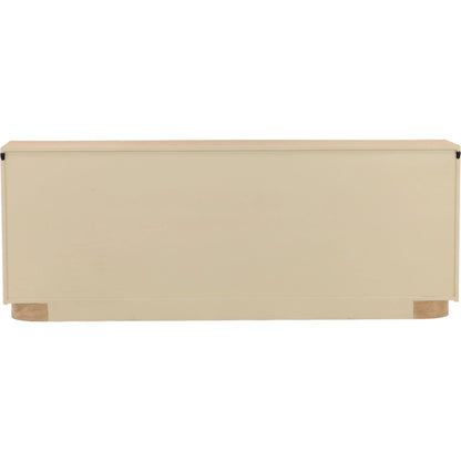 Danette Sideboard by Arch & Plane in light natural. Made from oak veneer in a unique style.