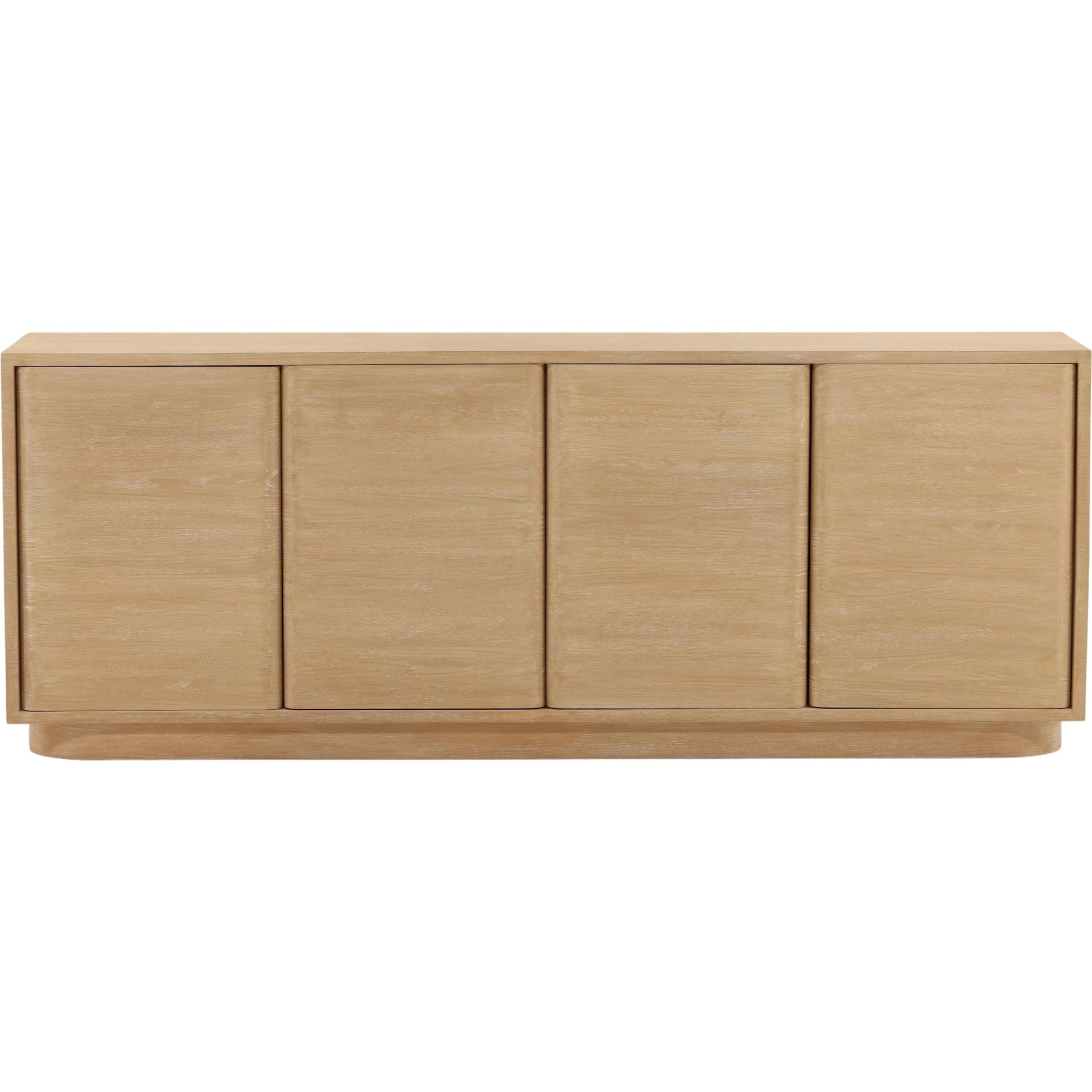 Danette Sideboard by Arch & Plane in light natural. Made from oak veneer in a unique style.