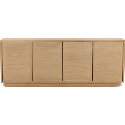 Danette Sideboard by Arch & Plane in light natural. Made from oak veneer in a unique style.
