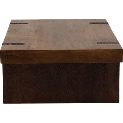 Elsie Coffee Table by Arch & Plane in brown. Made from mango wood in a unique style.