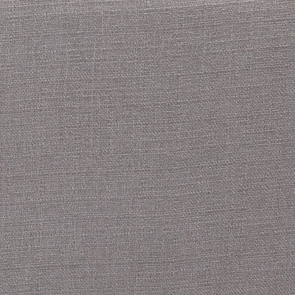 Brant Linen Dining Arm Chair by Arch & Plane in light grey, natural medium wood and fabric. Made from linen in a modern style.